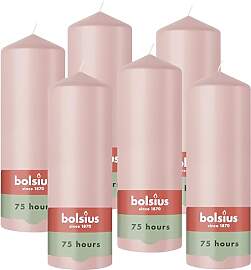 Bolsius - Stumpenkerze - Hellrosa - 20cm - 6