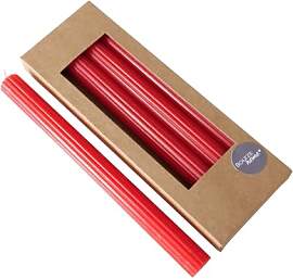 BOLTZE Classic Stabkerze rot 25cm 4tlg