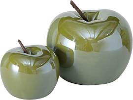 Boltze Deko Apfel Perly (2er Set, zur Dekoration / 