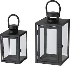 Boltze Laterne Arana (Leuchte in Schwarz, Eisen