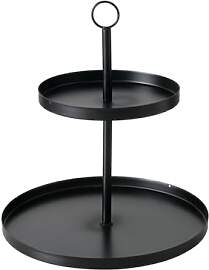 BOLTZE Samina Etagere schwarz 33cm (1 Stück)