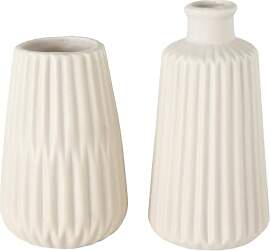 Boltze Vasen Set Esko 2-teilig, Blumenvasen aus