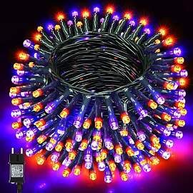 BOLWEO Halloween Lichterkette Außen, 40M 400 LED