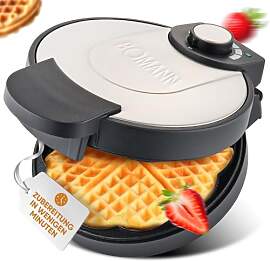 Bomann® Waffeleisen mit Ø 18cm
