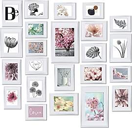 bomoe 24er Bilderrahmen Set Blossom – 10x 10x15