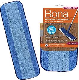 Bona Reinigungspad, Polyester, Blue, 46.5cm x 13cm