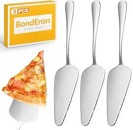 BondEron 3 Stück Tortenheber mit Schneidefunktion 