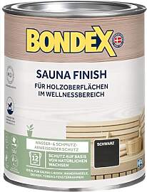 Bondex Sauna Finish Schwarz 1 L für 12 m² |