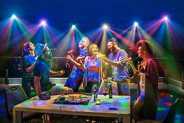 BONETTI LED-Lichterkette "mit 10 Discokugeln