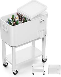 Bonnlo 57L Servierwagen mit Rollen, Beistellwagen, 