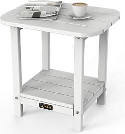 Bonnlo Eleganter Outdoor Adirondack Beistelltisch, 