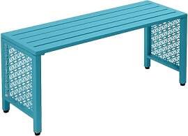 Bonnlo Gartenbank Metall Retro-Stil, wetterfeste