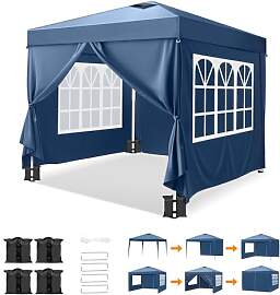 Bonnlo Pop-up Pavillon, Faltpavillon 3x3m,
