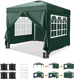 Bonnlo Pop-up Pavillon, Faltpavillon 3x3m,