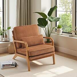 Bonnlo Sessel Gepolsterter Cocktailsessel,