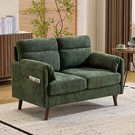 Bonnlo Sofa 2 Sitzer klein, 125cm Couch mini,