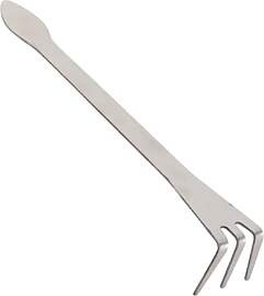 Bonsai Rechen Edelstahl 3 Gabelungen mit Griff