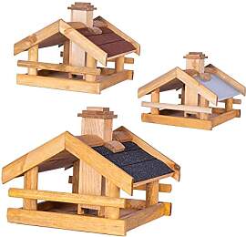 BooGardi Vogelhaus Holz · 3 Varianten · graues