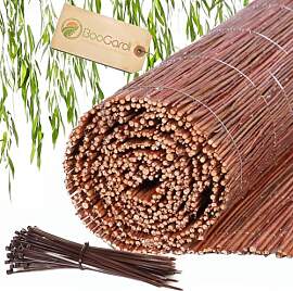 BOOGARDI Weidenmatte - 20 Größen - Weidenzaun