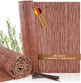 BOOGARDI Weidenmatte - 20 Größen - Weidenzaun