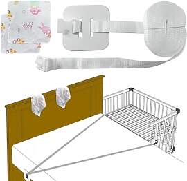 BORISCA Gurt für Babybett 8m, Beistellbett