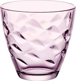 Bormioli Rocco 1662015 Flora Wasserglas, Rosa, 26