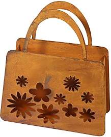 Bornhöft Tasche zum Bepflanzen Windlicht Beetdeko 