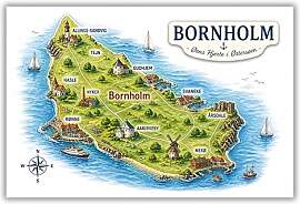 Bornholm Kühlschrankmagnet- Souvenir -
