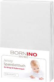 Bornino Home Jersey-Spannbetttuch 40x90 cm