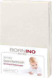 Bornino Home Jersey-Spannbetttuch 40x90 cm