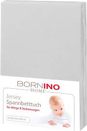 Bornino Home Jersey-Spannbetttuch 40x90 cm