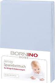 Bornino Home Jersey-Spannbetttuch 40x90 cm