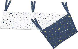 Bornino Home Nestchen Mond und Sterne 34x180 cm