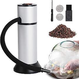 BORUIT Smoking Gun Edelstahl Smoker, Tragbarer