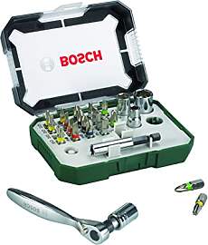 Bosch 26tlg. Schrauberbit- und Ratschen-Set (Extra 