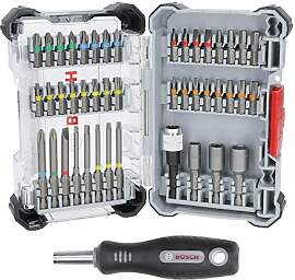 Bosch 45x Extra Hard Schrauberbit-Set, 44+1‑tlg. 
