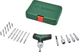 Bosch Bit-Ratschenschraubendreher T-Griff Set,