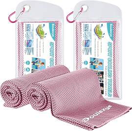 Bouiexye 2 Stück Kühlendes Handtuch 100 x 30 cm