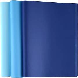 Bouiexye 60 Blätter Blau Seidenpapier für