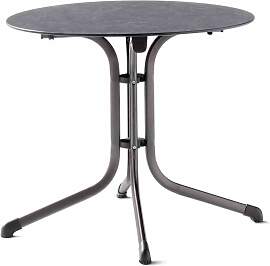 Boulevard Klapptisch Ø85cm Stahlgestell eisengrau 