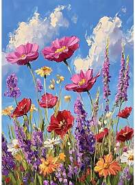BOWETILE DIY Diamond Painting Blumen,