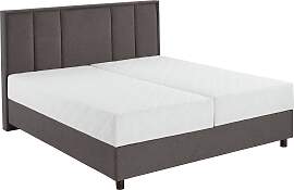 Boxbett "ARLA", grau (dunkelgrau),