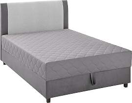 Boxbett "Borgholm", grau (anthrazit),