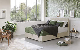 Boxbett COTTA "Tom mit Bettkasten, Topper und 