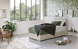 Boxbett COTTA "Tom mit Bettkasten, Topper und 