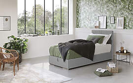 Boxbett COTTA "Tom mit Bettkasten, Topper und 