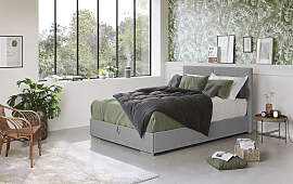 Boxbett COTTA "Tom mit Bettkasten, Topper und 