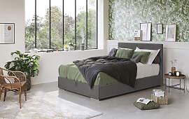 Boxbett COTTA "Tom mit Bettkasten, Topper und 