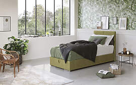Boxbett COTTA "Tom mit Bettkasten, Topper und 