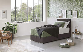 Boxbett COTTA "Tom mit Bettkasten, Topper und 